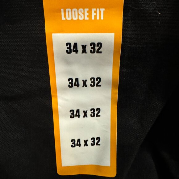 Men's Carhartt utility work pants - size:  34W x 32L *NWT* - black - Picture 4 of 5